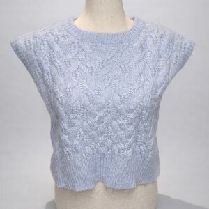 Sincerely Jules cropped sleeveless sweater Size XL